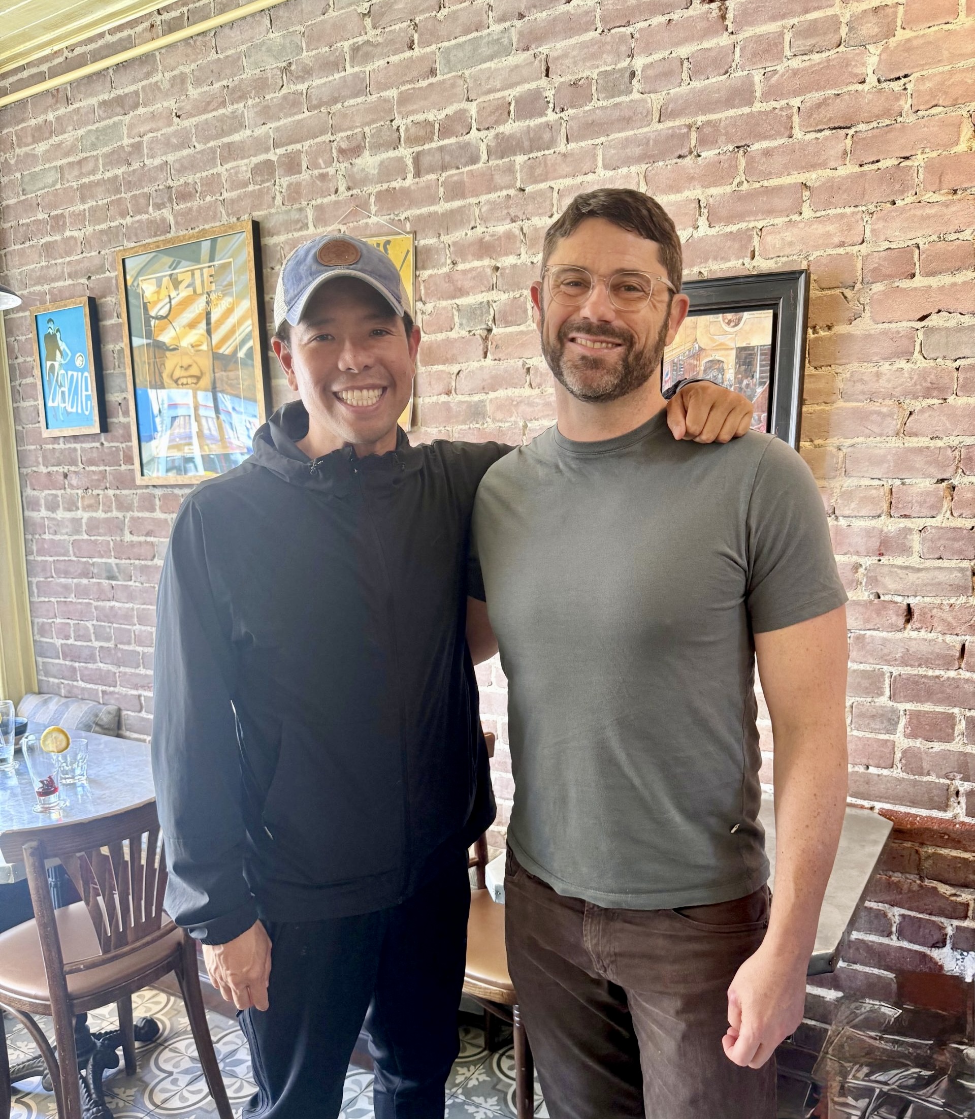 Ben Miller, CEO of Fundrise, visiting Sam Dogen for lunch in San Francisco Summer 2025
