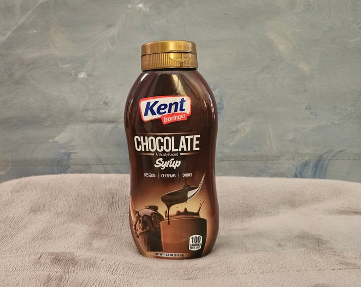 Chocolate syrup from Dollar Tree